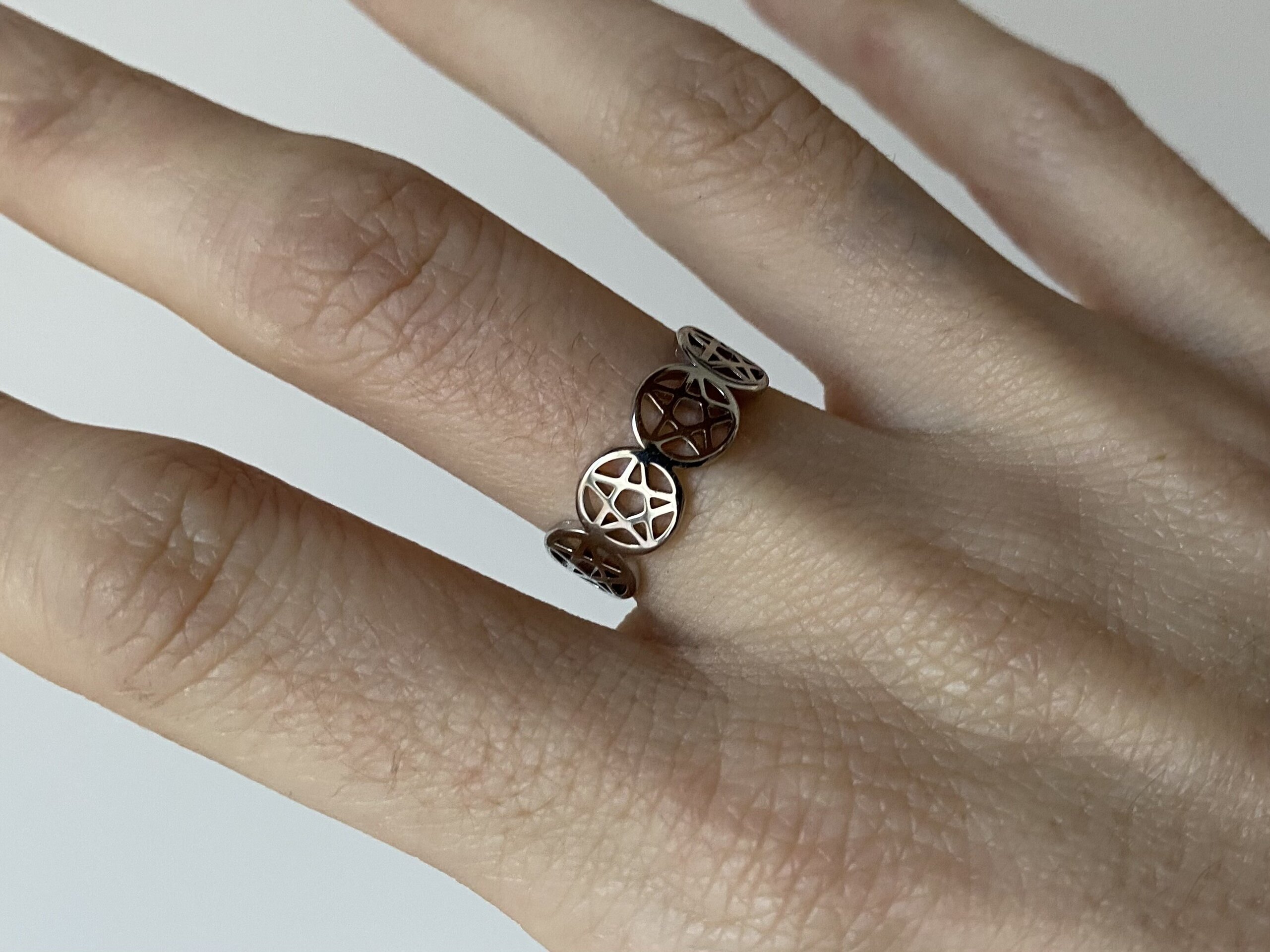 Anillo Pentagramas - 2