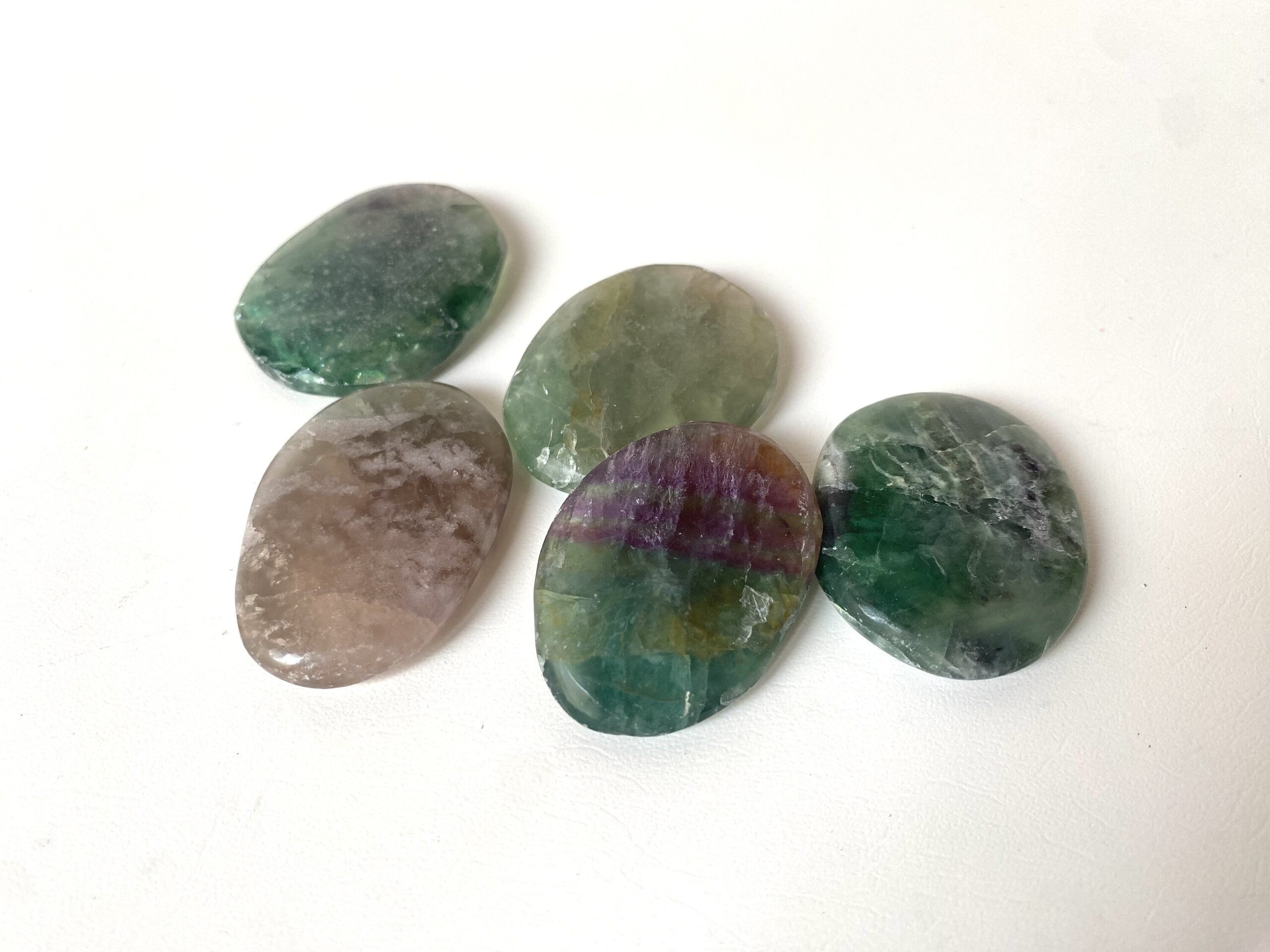 Fluorita rodado plano - 2