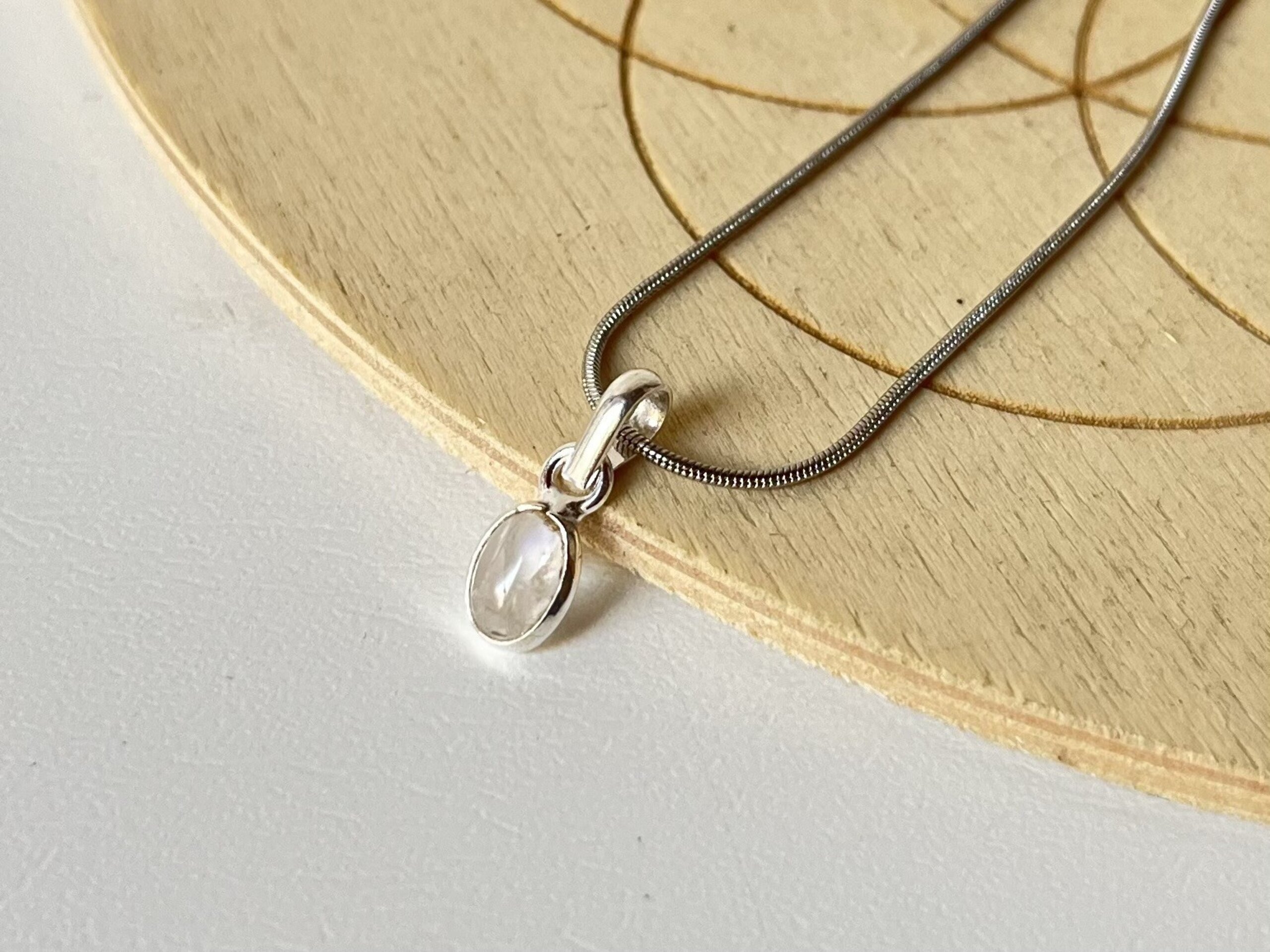 Colgante Piedra Luna Arco Iris - 3