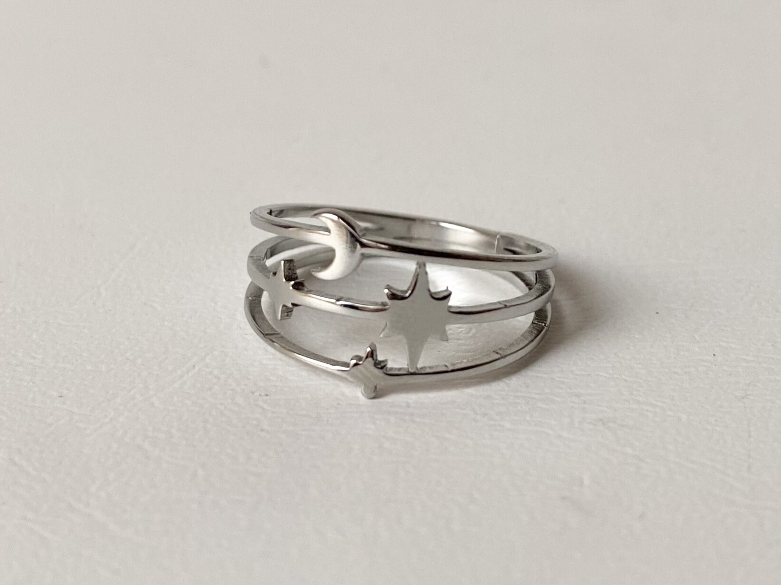 Anillo Luna y estrellas - 1