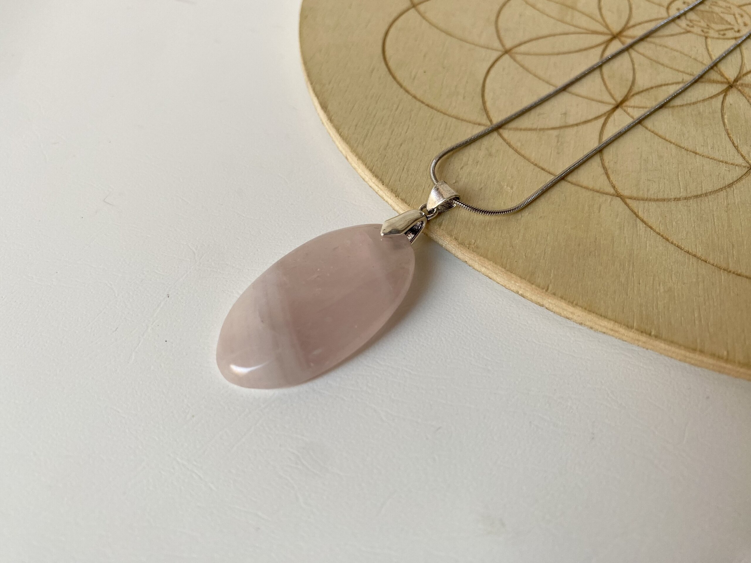 Colgante Cuarzo Rosa - 1