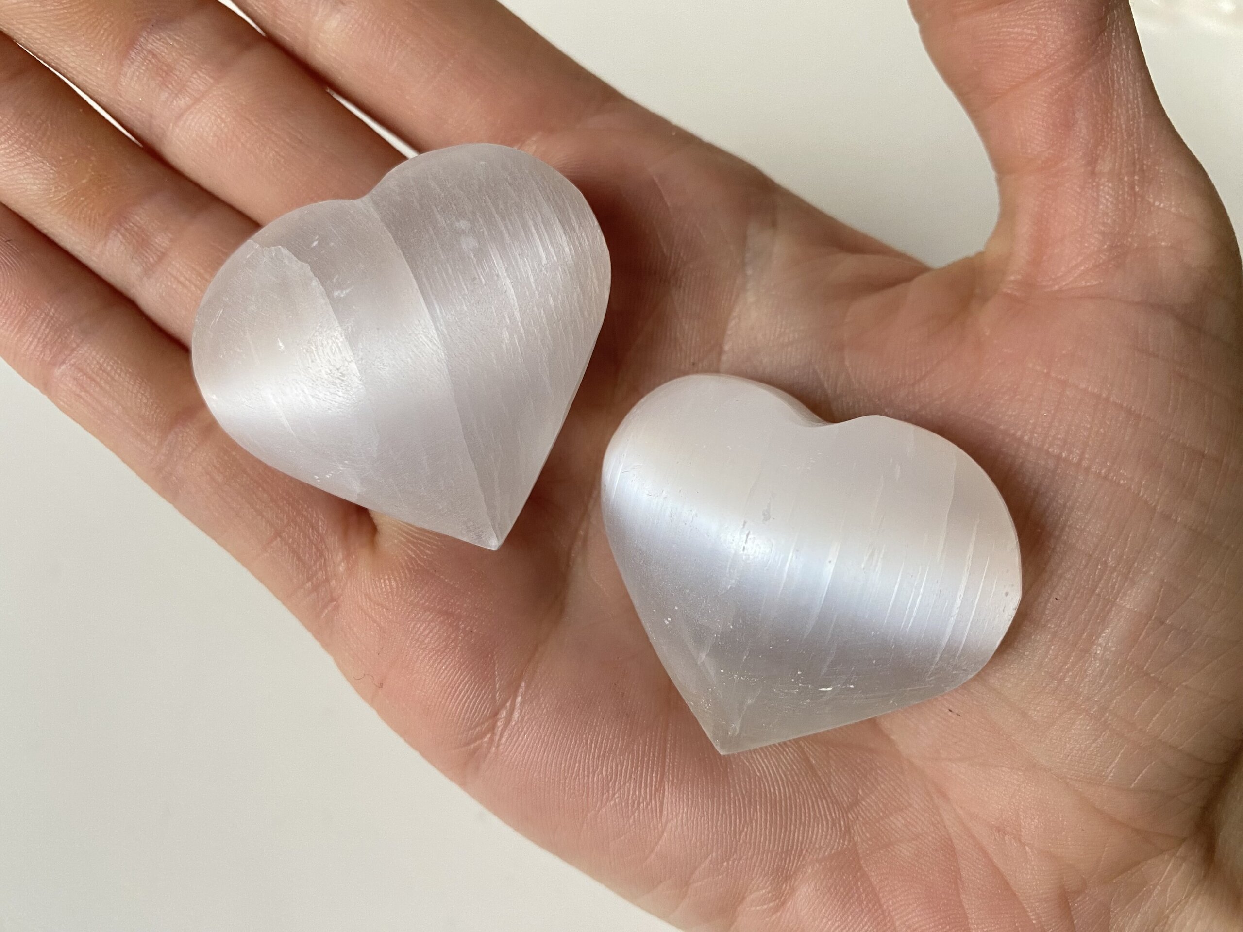 Corazón Selenita Pequeño - 2