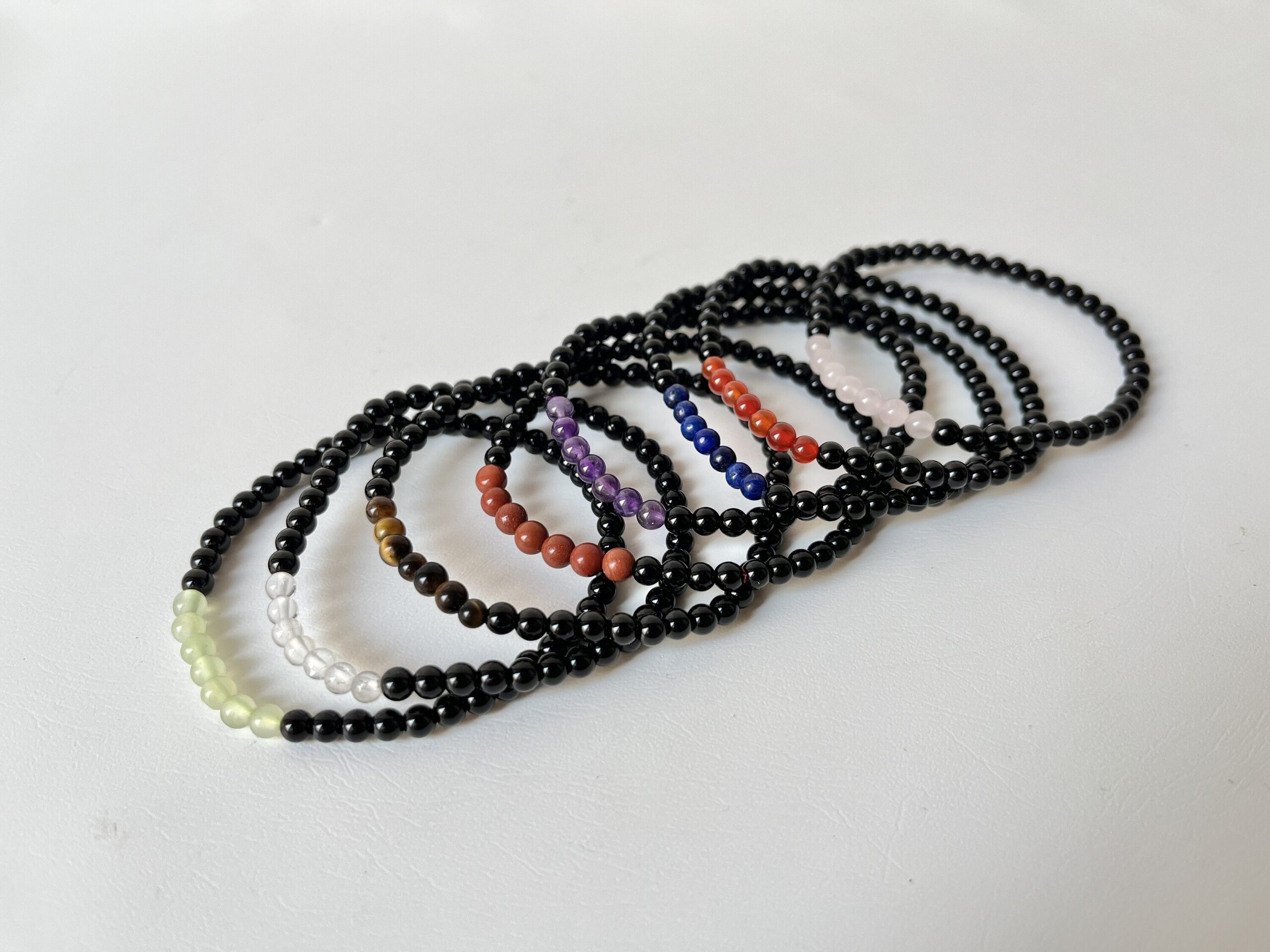 Pulsera Obsidiana y minerales - 1