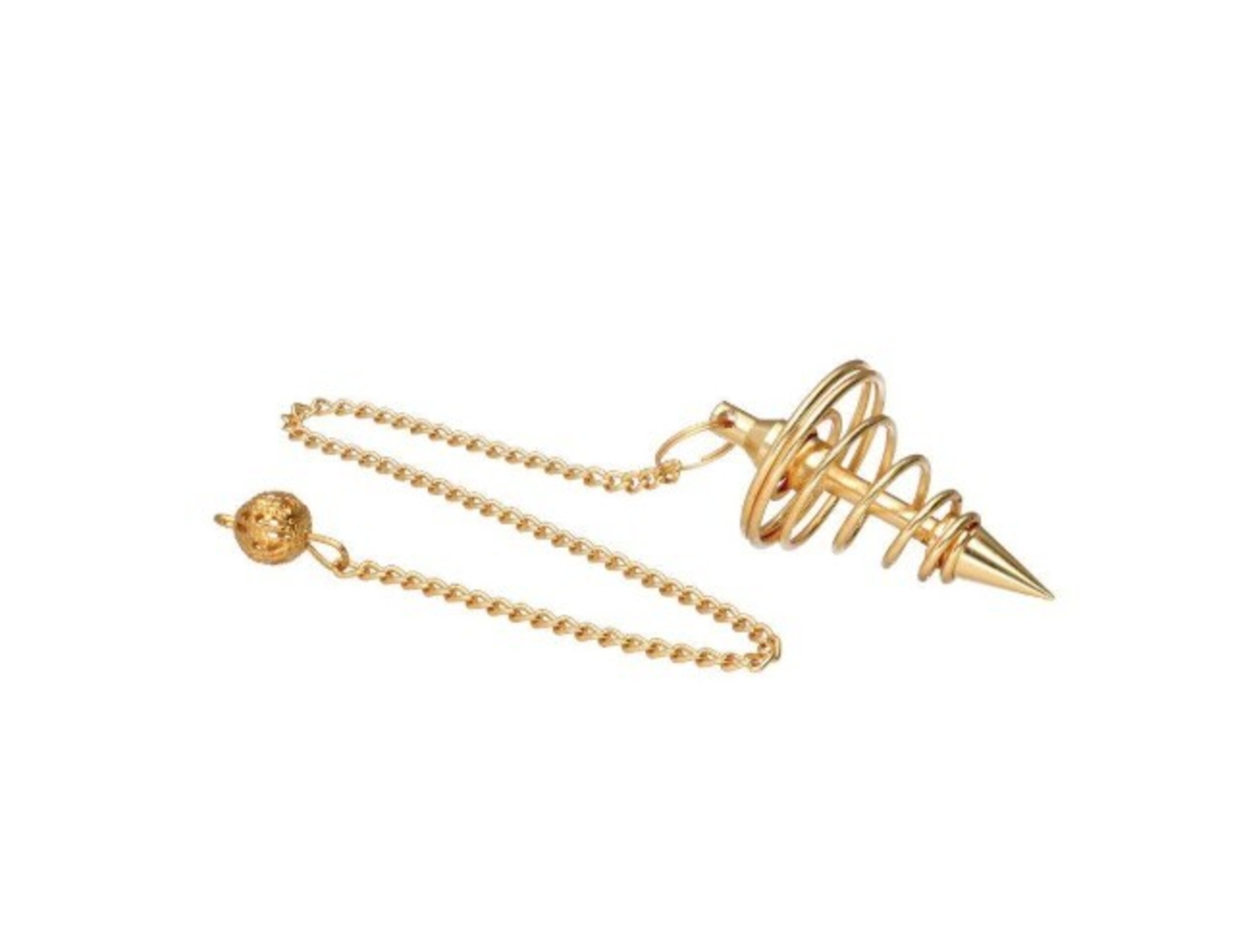 Péndulo espiral bronce - 1